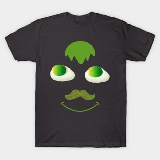 Green Eggs With Smile Face Brunch Breakfast Costume T-Shirt